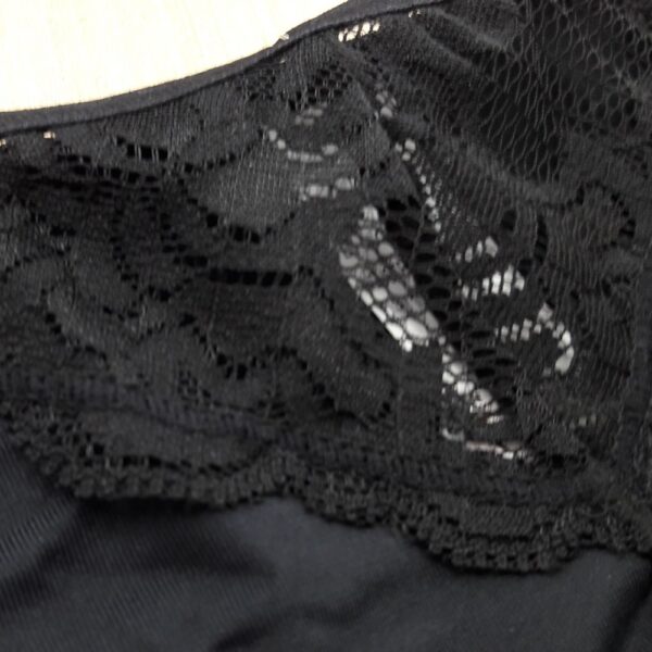 Calcinha Renda Frontal Transparente Forro 100% Algodão - Imagem 3
