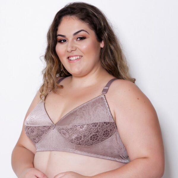 Sutiã Plus Size Reforçado Lycra Gouffre e Renda Rossett