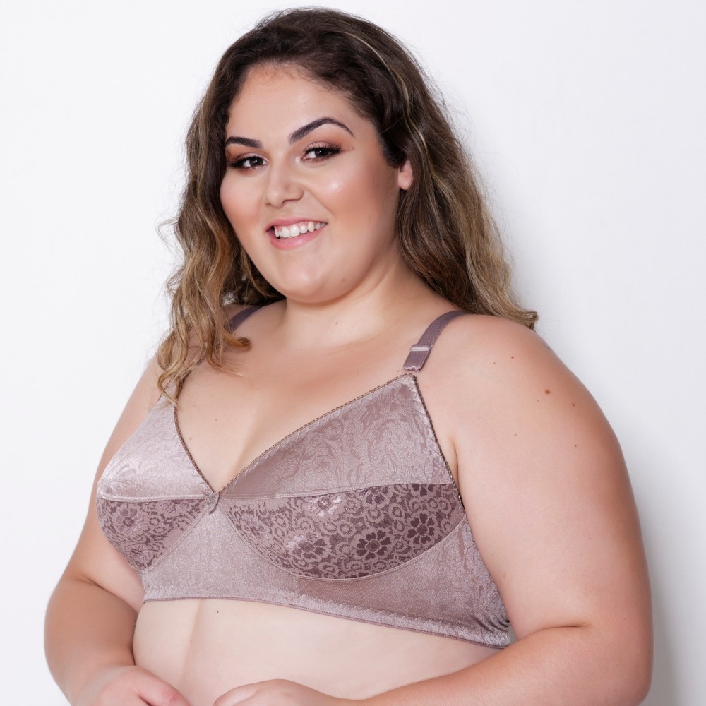 Sutiã Plus Size Reforçado Lycra Gouffre e Renda Rossett