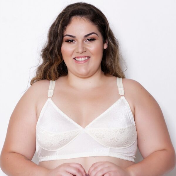Sutiã Plus Size Reforçado Lycra Gouffre e Renda Rossett - Imagem 3