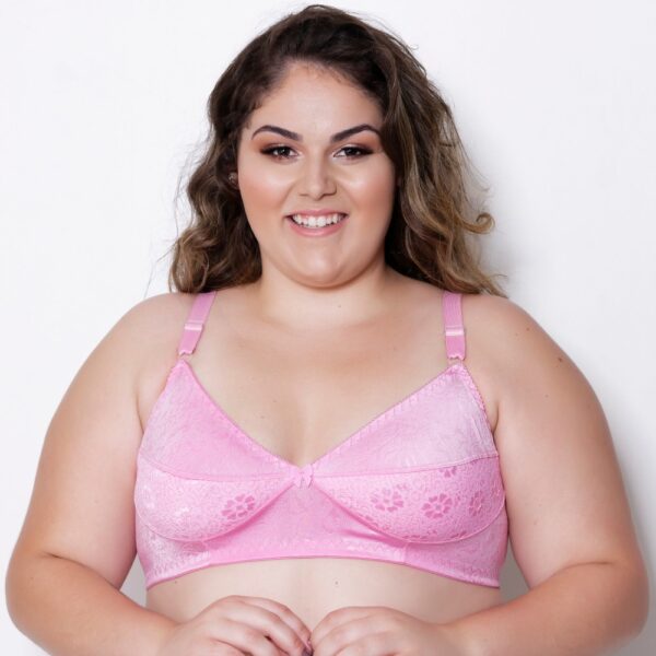 Sutiã Plus Size Reforçado Lycra Gouffre e Renda Rossett - Imagem 5