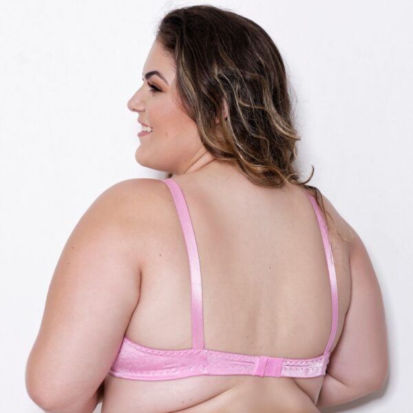 Sutiã Plus Size Reforçado Lycra Gouffre e Renda Rossett - Imagem 6