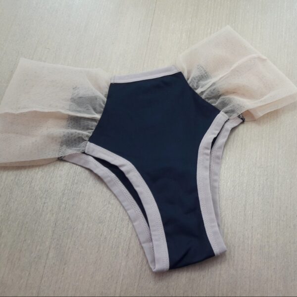Conjunto Lingerie Sensual em Tule e Poliamida Sem Bojo - Imagem 8