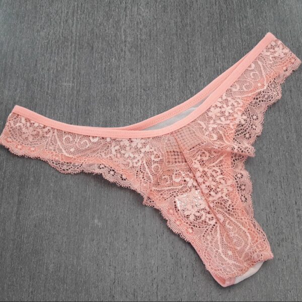 Conjunto Lingerie Cropped Transparente Tule e Renda Sem Bojo - Imagem 7