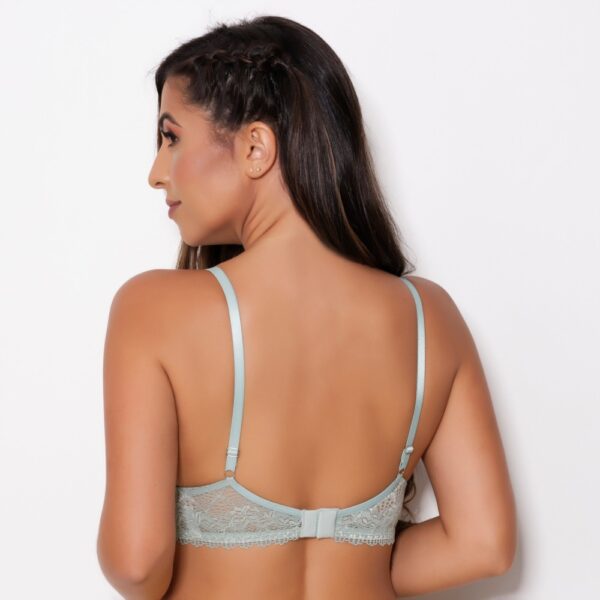 Sutiã em Tule e Renda sem Bojo com Strass e Alças Reguláveis - Imagem 9