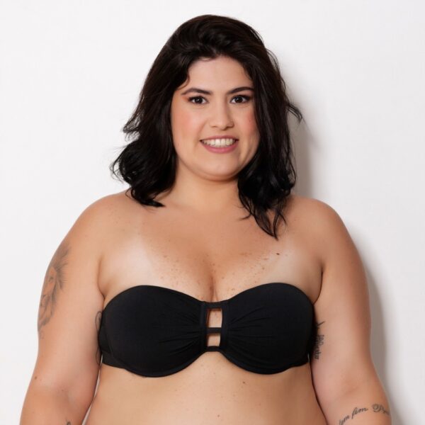 Sutiã Plus Size Tomara Que Caia com Bojo e Extensor - Imagem 2