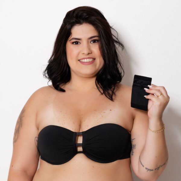 Sutiã Plus Size Tomara Que Caia com Bojo e Extensor - Imagem 4