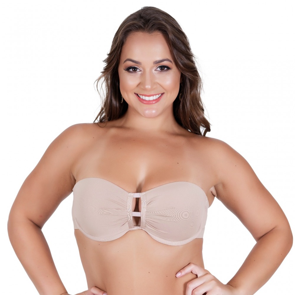 Sutiã Plus Size Tomara Que Caia com Bojo e Extensor