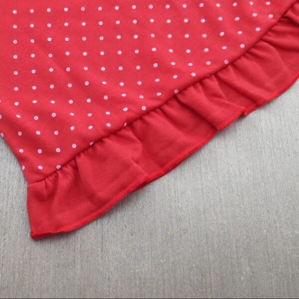 Camisola Alcinha Viscose e Poliéster com Renda e Babado - Imagem 9