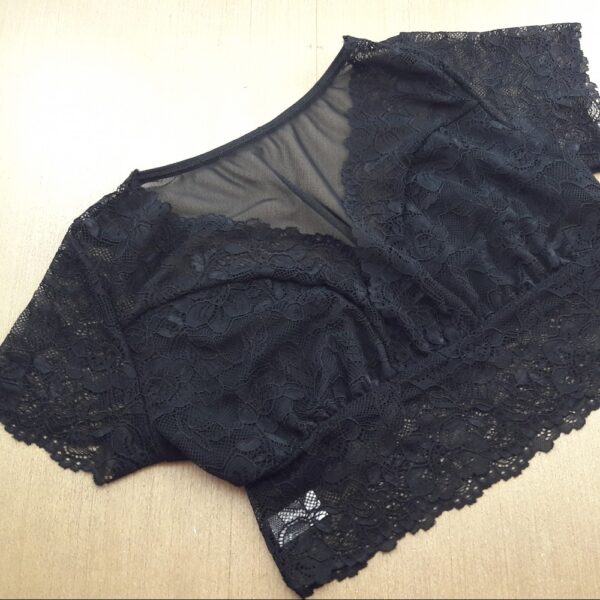 Lingerie Cropped Renda Jacquard - Imagem 6