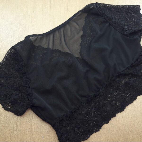 Lingerie Cropped Renda Jacquard - Imagem 8