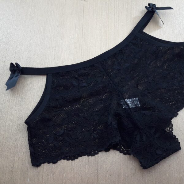 Lingerie Cropped Renda Jacquard - Imagem 9