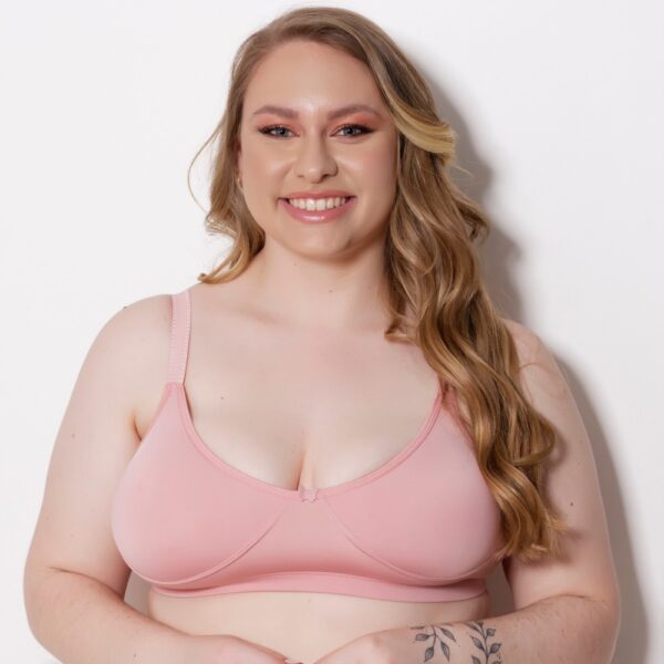 Sutiã Plus Size Microfibra com Alças Largas Ajustáveis - Imagem 3