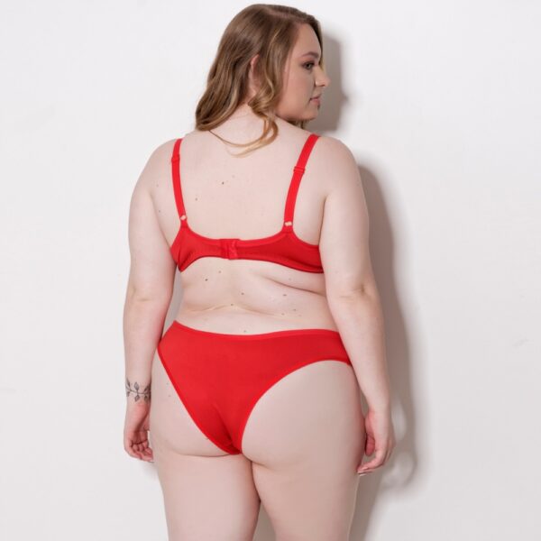 Conjunto Lingerie Plus Size com Bojo Arco e Laço no Decote - Imagem 8