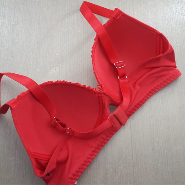 Sutiã Plus Size Com Bojo Renda e Laterais em Microfibra - Imagem 6