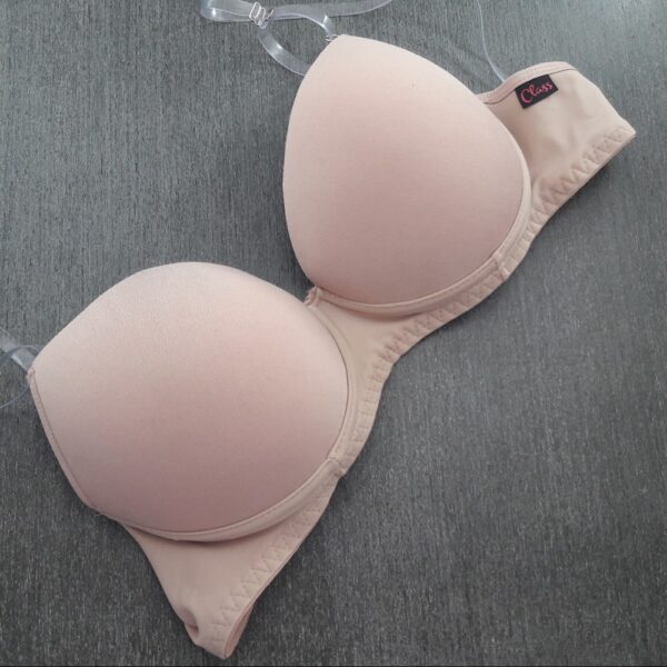 Sutiã Plus Size Costas Nua Microfibra com Alças de Silicone - Imagem 8