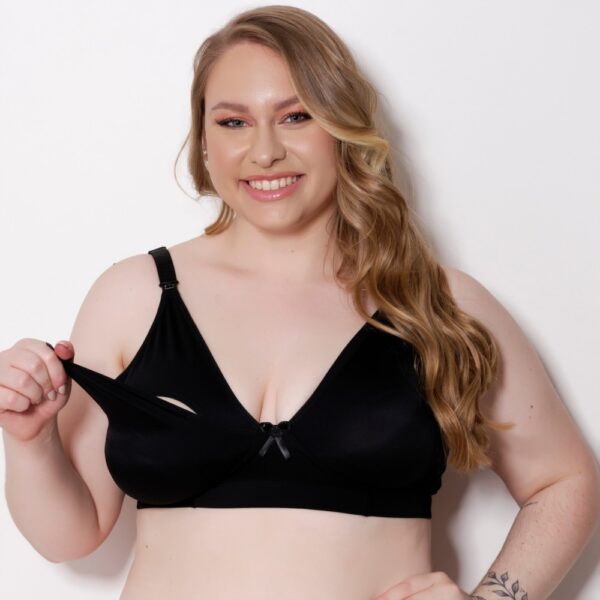 Sutiã Plus Size Sem Arco Amamentação com Frente Destacável - Imagem 2