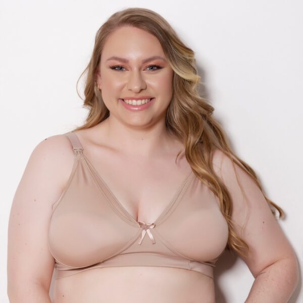 Sutiã Plus Size Sem Arco Amamentação com Frente Destacável - Imagem 7