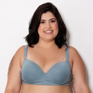 Sutiã Plus Size em Microfibra Reforçado com Bojo e Arco