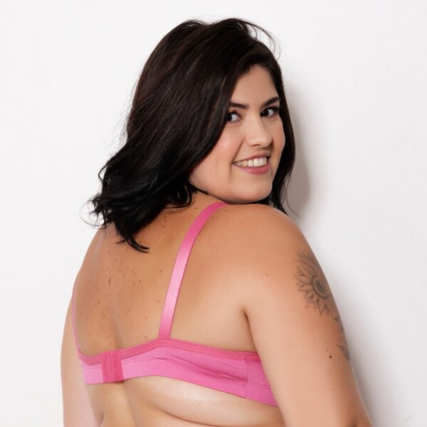 Sutiã Plus Size em Microfibra Reforçado com Bojo e Arco - Imagem 4