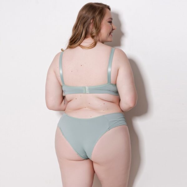 Conjunto Plus Size Microfibra com Bojo Renda e Sustentação - Imagem 6