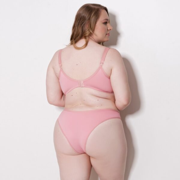 Conjunto Lingerie Plus Size Sem Bojo com Renda Alças Largas - Imagem 2