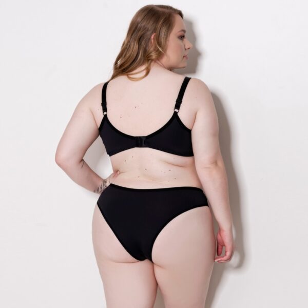 Conjunto Lingerie Plus Size Sem Bojo com Renda Alças Largas - Imagem 8