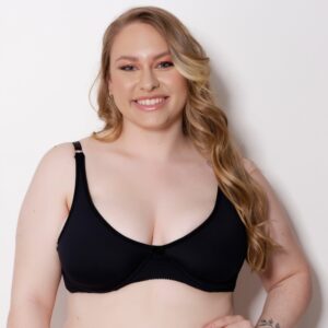 Sutiã Plus Size Meia Taça Sem Bojo com Alças Reguláveis
