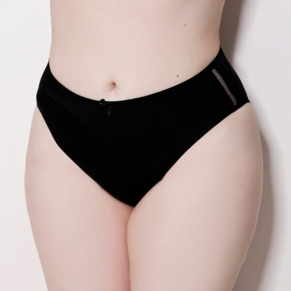 Calcinha Plus Size Cetinete Reforçada Elástico nas Laterais