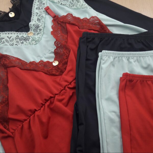 Short Doll Poliamida e Elastano Renda no Bustos e Barra - Imagem 8