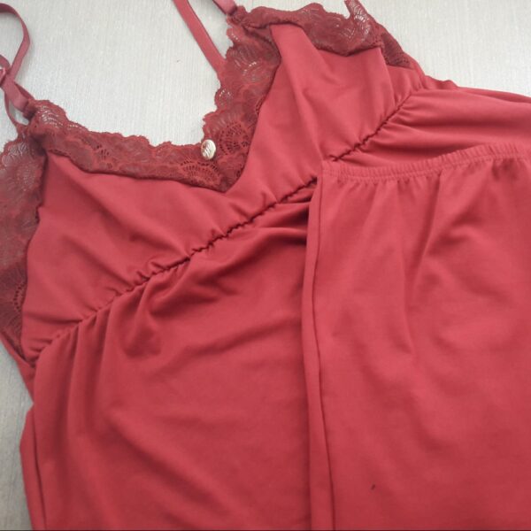 Short Doll Poliamida e Elastano Renda no Bustos e Barra - Imagem 9