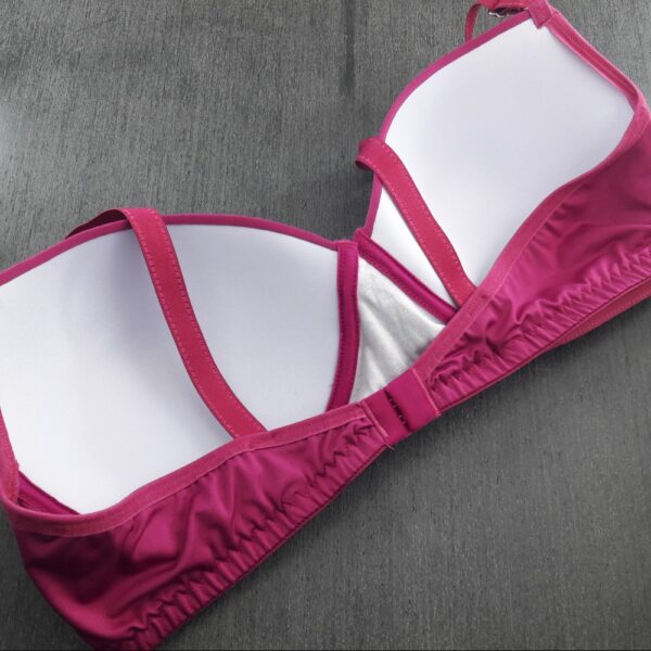 Sutiã Plus Size Microfibra Poliéster com Bojo e Arco Metal - Imagem 7