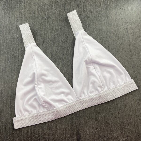 Conjunto Lingerie com Alças Lurex Brilhantes e Bojo Duplo - Imagem 6