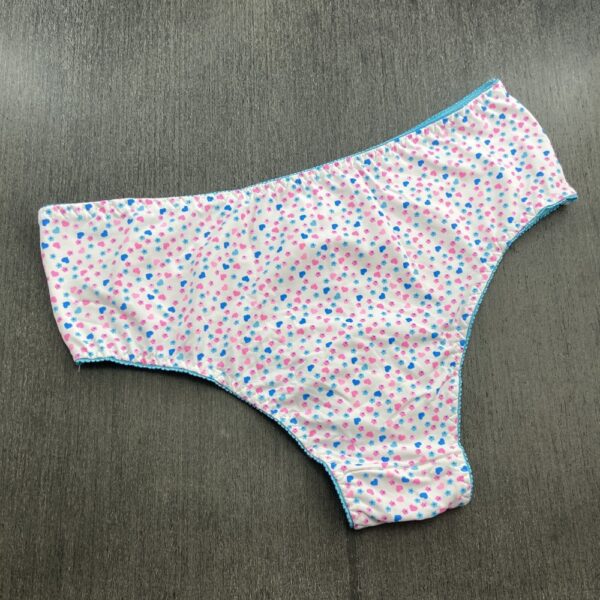 Calcinha Plus Size Tangão Estampada com Forro em Algodão - Imagem 3