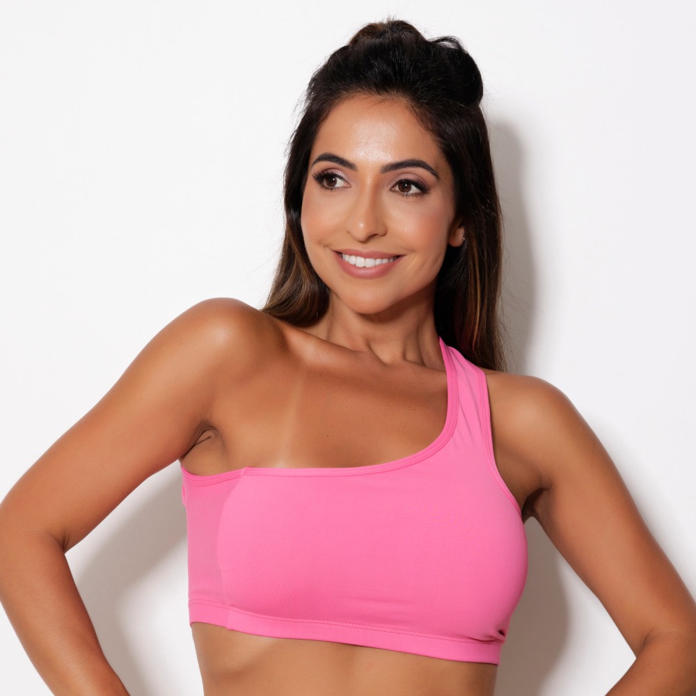 Top Fitness Academia de Ombro Poliamida Alta Elasticidade