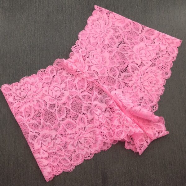 Conjunto Lingerie Cropped e Calcinha Short Caleçon em Renda - Imagem 6