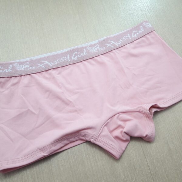 Cueca Feminina Lisa Short em Microfibra com Elástico Exposto - Imagem 6