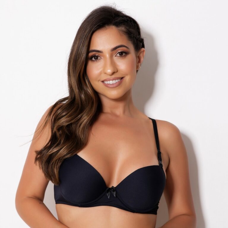 Sutiã com Bojo e Arco Removível e Alças Ajustáveis Sem Base